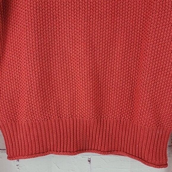 Jessica Simpson Orange Knit Sweater Size Small - Picture 7 of 10